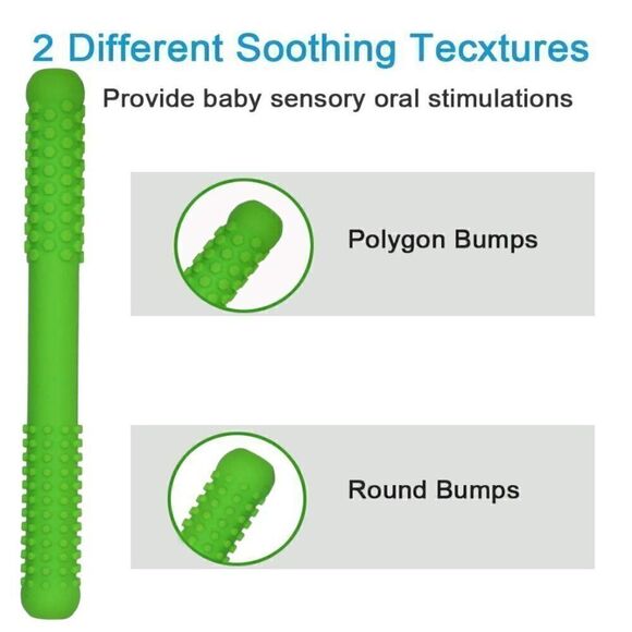 Sensory Teether Tube and Feeding Spoon - 4 Pack - Picture 13 of 16